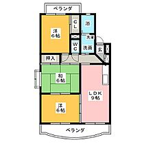 ＬａＬａ柿乃木坂  ｜ 愛知県岩倉市下本町丸之内（賃貸マンション3LDK・1階・60.75㎡） その2