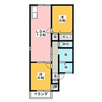 アーバンビラ  ｜ 愛知県岩倉市稲荷町羽根（賃貸アパート2LDK・2階・54.00㎡） その2