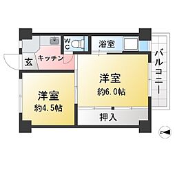 間取図画像 2K