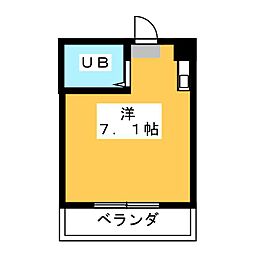 ライフ・イン柊 ワンルームの間取図画像