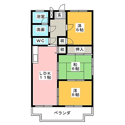 ハイツオークス_間取り_0