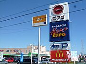 スーパー「ピアゴまで880m」