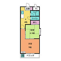 新日ビル豊明マンション  ｜ 愛知県豊明市間米町榎山（賃貸マンション2K・3階・39.39㎡） その2