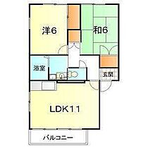 シャンポールホープII 202 ｜ 愛知県豊明市三崎町三崎15-21（賃貸アパート2LDK・2階・53.00㎡） その2