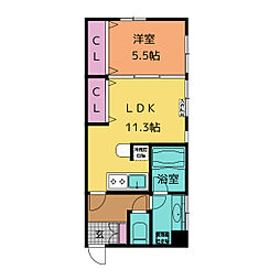 間取図画像 1LDK