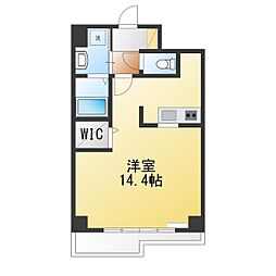 ラ.メゾンドヴェール ワンルームの間取図画像