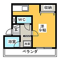 ヴーヴレイ  ｜ 愛知県尾張旭市東大久手町１丁目（賃貸マンション1R・1階・24.75㎡） その2