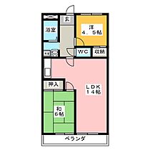 ファミールイレブン  ｜ 愛知県尾張旭市新居町上の田（賃貸マンション2LDK・1階・52.00㎡） その2