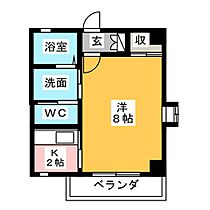 メゾンド銀乃杜  ｜ 愛知県尾張旭市桜ケ丘町西（賃貸マンション1K・1階・24.99㎡） その2