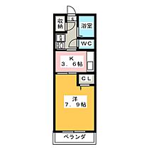 エクレール公園通りパートII  ｜ 愛知県尾張旭市東大久手町２丁目（賃貸マンション1K・2階・28.35㎡） その2