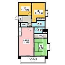 アサヒビル  ｜ 愛知県尾張旭市東山町１丁目（賃貸マンション3LDK・2階・61.02㎡） その2