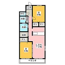 Ｍ’sスクエア  ｜ 愛知県尾張旭市南原山町赤土（賃貸マンション2LDK・2階・57.75㎡） その2