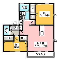 Ｎｏａｈ  ｜ 愛知県尾張旭市桜ケ丘町西（賃貸アパート2LDK・2階・59.19㎡） その2