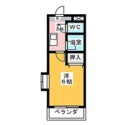 間取図画像 1K