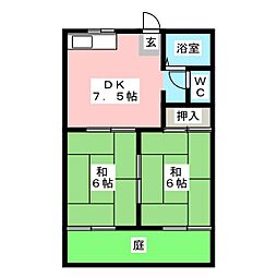 間取図画像 2DK