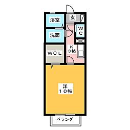 アネシスT・C 1Kの間取図画像