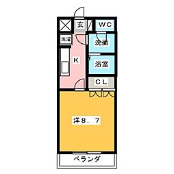 コフレ・K 1Kの間取図画像