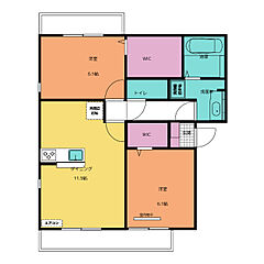 物件の間取り