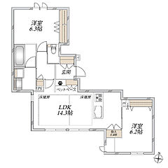物件の間取り