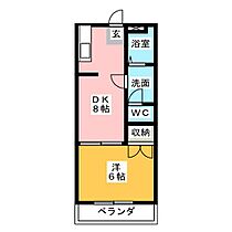 フォレストII  ｜ 愛知県日進市香久山３丁目（賃貸マンション1DK・2階・29.04㎡） その2