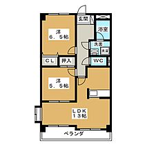 クレジュール東山  ｜ 愛知県みよし市打越町三本松（賃貸マンション2LDK・5階・57.67㎡） その2