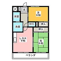 メゾンけやき  ｜ 愛知県日進市岩崎台２丁目（賃貸マンション2LDK・1階・51.00㎡） その2