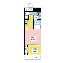 ｍｅＬｉＶ　三好ヶ丘 403 ｜ 愛知県みよし市三好丘２丁目1-5（賃貸マンション1K・4階・26.81㎡） その2