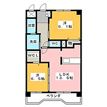 Celestie  ｜ 愛知県日進市竹の山２丁目（賃貸マンション2LDK・2階・60.17㎡） その2