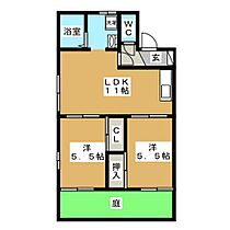 グリーンヒル旭  ｜ 愛知県みよし市三好丘旭５丁目（賃貸アパート2LDK・2階・50.42㎡） その2