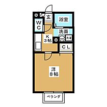 ガーデンハイツ三好  ｜ 愛知県みよし市黒笹いずみ２丁目（賃貸アパート1K・2階・26.49㎡） その2