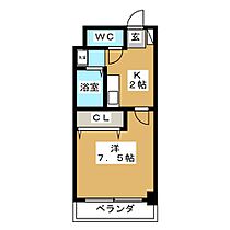 ドミトリー三好ヶ丘  ｜ 愛知県みよし市三好丘あおば２丁目（賃貸マンション1K・4階・24.00㎡） その2