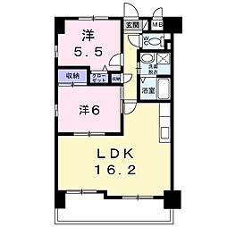 スカイライフ2 3LDKの間取図画像