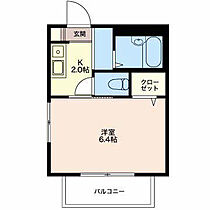 メゾンメルベーユ  ｜ 愛知県海部郡蟹江町城４丁目（賃貸アパート1K・2階・20.24㎡） その2