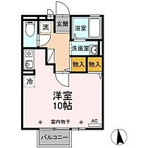 セジュール本町  ｜ 愛知県海部郡蟹江町本町１０丁目（賃貸アパート1R・1階・29.45㎡） その2