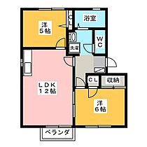 フォーレス88　Ａ棟  ｜ 愛知県あま市七宝町伊福河原（賃貸アパート2LDK・2階・50.54㎡） その2