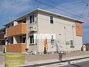 かわいい外観の建物です。