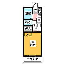 メゾンサトー  ｜ 愛知県北名古屋市鹿田坂巻（賃貸マンション1K・1階・19.87㎡） その2