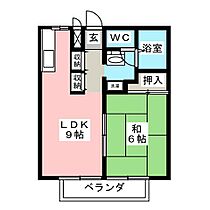 サンライフ寺川  ｜ 愛知県北名古屋市熊之庄八幡（賃貸アパート1LDK・2階・35.91㎡） その2