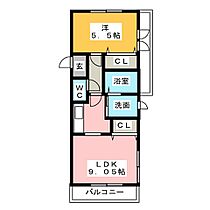 カルム  ｜ 愛知県北名古屋市石橋郷（賃貸アパート1LDK・2階・38.00㎡） その2