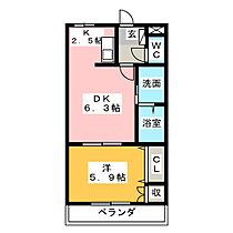 ハイツミーオ  ｜ 愛知県北名古屋市九之坪西町（賃貸マンション1LDK・2階・36.00㎡） その2