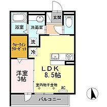 ステージ杉  ｜ 愛知県北名古屋市鹿田（賃貸アパート1LDK・2階・32.29㎡） その2