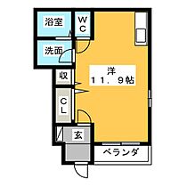 ネオハイム  ｜ 愛知県北名古屋市沖村岡（賃貸アパート1R・1階・32.97㎡） その2