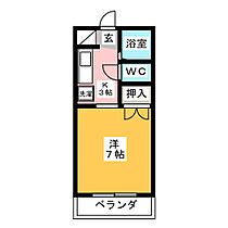 コータスW  ｜ 愛知県北名古屋市熊之庄古井（賃貸アパート1K・1階・21.26㎡） その2