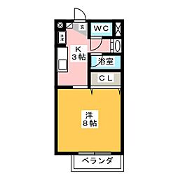 間取図画像 1K