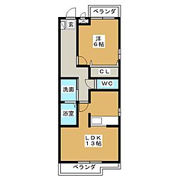 間取図画像 1LDK
