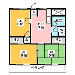 物件の間取り