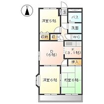 レジアスハイム遼仙  ｜ 愛知県弥富市平島町中新田（賃貸マンション3LDK・3階・57.75㎡） その2