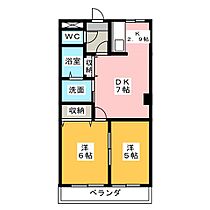 グランリヴィエールI  ｜ 愛知県弥富市前ケ須町東勘助（賃貸マンション2LDK・1階・44.88㎡） その2