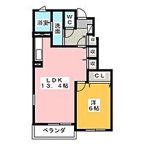 スターヒルＨ　I  ｜ 愛知県弥富市鯏浦町下六（賃貸アパート1LDK・1階・45.89㎡） その2