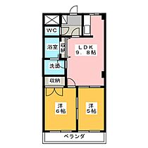 アールライフ  ｜ 愛知県弥富市前ケ須町東勘助（賃貸マンション2LDK・3階・44.88㎡） その2